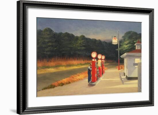 Gas, 1940-Edward Hopper-Framed Art Print