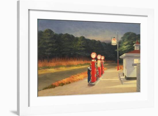 Gas, 1940-Edward Hopper-Framed Art Print