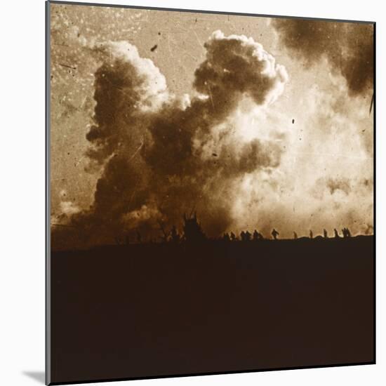 Gas attack, Verdun, northern France, c1914-c1918-Unknown-Mounted Photographic Print