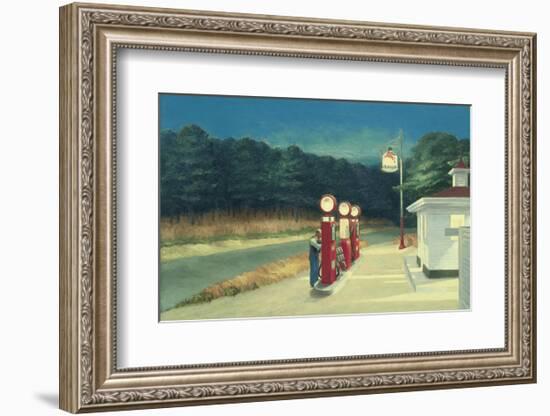 Gas, c.1940-Edward Hopper-Framed Art Print