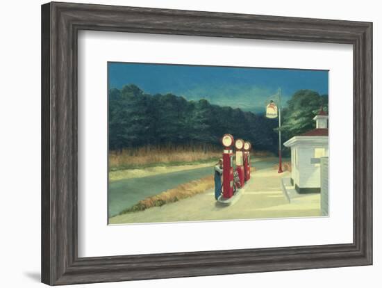 Gas, c.1940-Edward Hopper-Framed Art Print