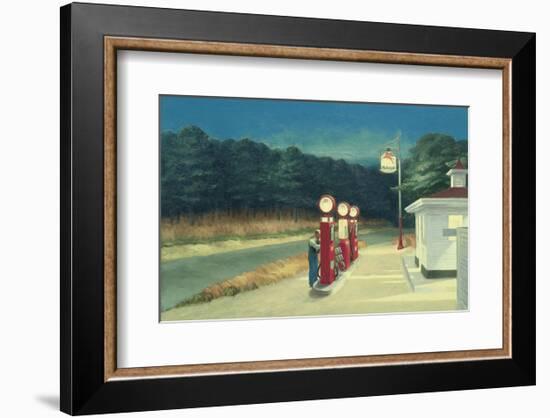 Gas, c.1940-Edward Hopper-Framed Art Print