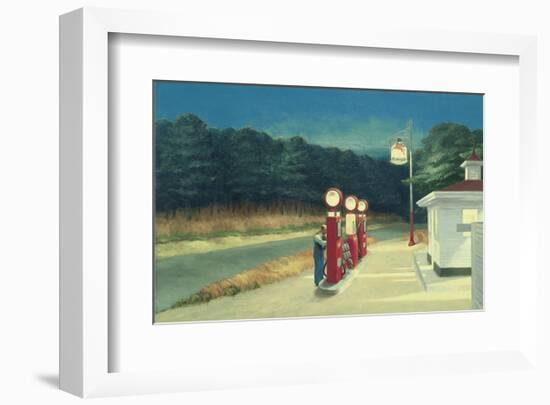 Gas, c.1940-Edward Hopper-Framed Art Print