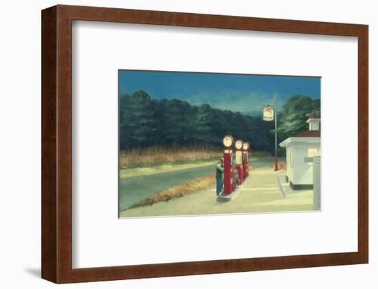 Gas, c.1940-Edward Hopper-Framed Art Print