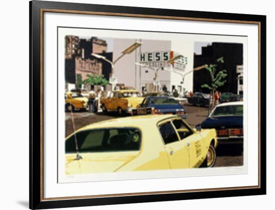 Gas Line from the City Scapes Portfolio-Ron Kleemann-Framed Collectable Print