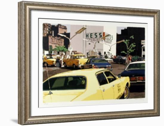 Gas Line from the City Scapes Portfolio-Ron Kleemann-Framed Collectable Print