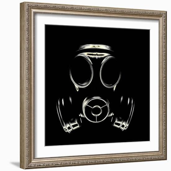 Gas Mask-Kevin Curtis-Framed Premium Photographic Print