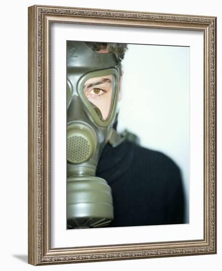 Gas Mask-Lawrence Lawry-Framed Photographic Print
