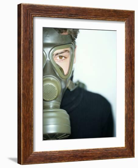 Gas Mask-Lawrence Lawry-Framed Photographic Print