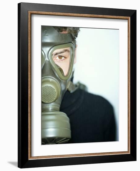 Gas Mask-Lawrence Lawry-Framed Photographic Print