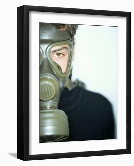 Gas Mask-Lawrence Lawry-Framed Photographic Print