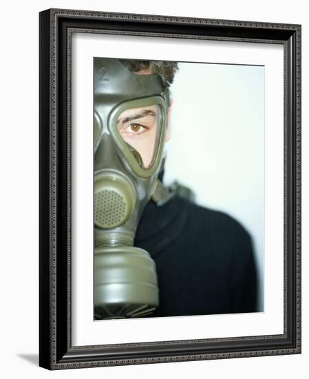 Gas Mask-Lawrence Lawry-Framed Photographic Print