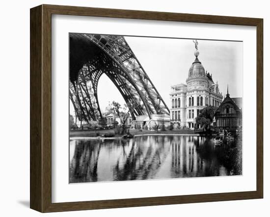 Gas Pavilion and Swedish Chalet, Paris Exhibition, 1889-null-Framed Photographic Print