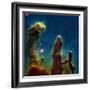 Gas Pillars In the Eagle Nebula-null-Framed Premium Photographic Print