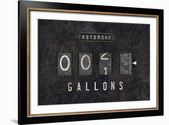Gas Pump - Gallons-Rufus Coltrane-Framed Giclee Print