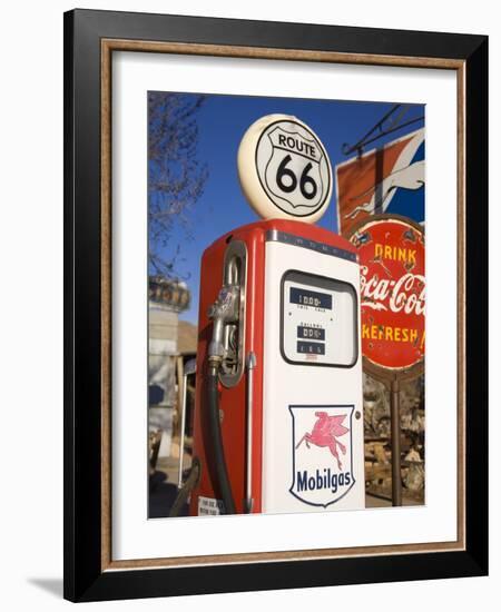 Gas Pump, General Store and Route 66 Museum, Hackberry, Arizona, USA-Richard Cummins-Framed Photographic Print