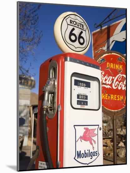 Gas Pump, General Store and Route 66 Museum, Hackberry, Arizona, USA-Richard Cummins-Mounted Photographic Print