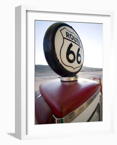 Gas Pump, Historic Route 66, Arizona, United States of America, North America-Colin Brynn-Framed Photographic Print
