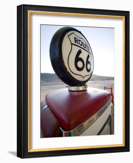 Gas Pump, Historic Route 66, Arizona, United States of America, North America-Colin Brynn-Framed Photographic Print