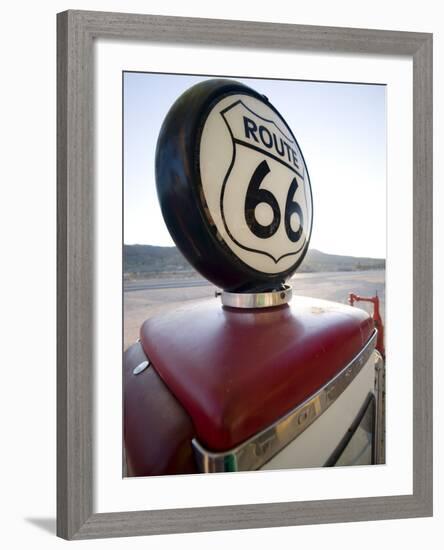 Gas Pump, Historic Route 66, Arizona, United States of America, North America-Colin Brynn-Framed Photographic Print