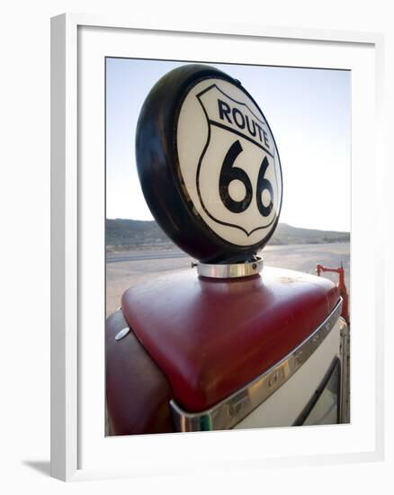 Gas Pump, Historic Route 66, Arizona, United States of America, North America-Colin Brynn-Framed Photographic Print