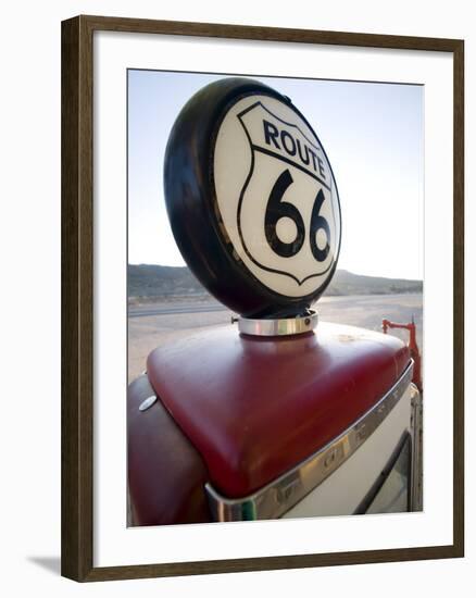 Gas Pump, Historic Route 66, Arizona, United States of America, North America-Colin Brynn-Framed Photographic Print