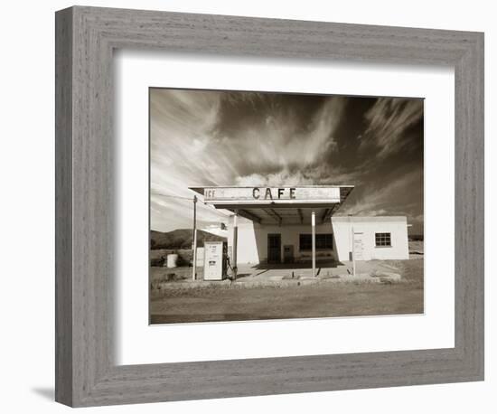 Gas Station and Cafe-Aaron Horowitz-Framed Photographic Print