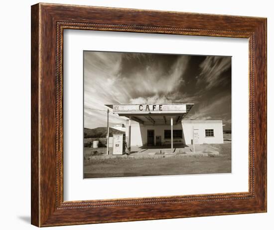 Gas Station and Cafe-Aaron Horowitz-Framed Photographic Print