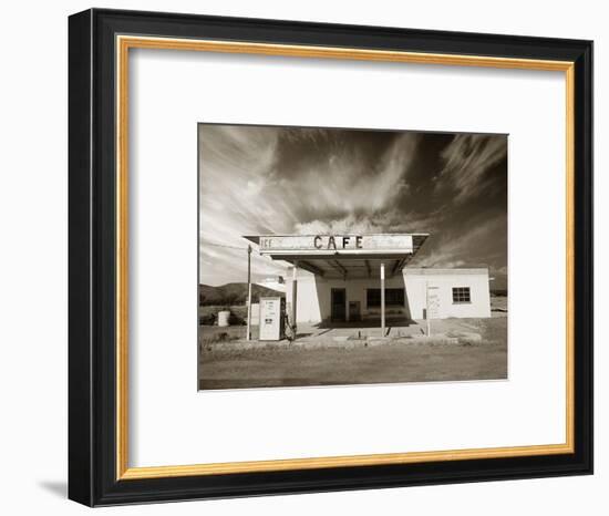 Gas Station and Cafe-Aaron Horowitz-Framed Photographic Print