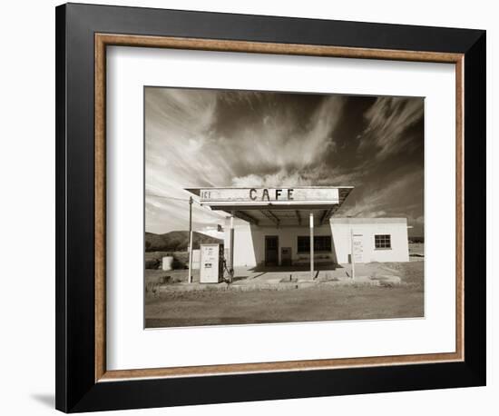 Gas Station and Cafe-Aaron Horowitz-Framed Photographic Print