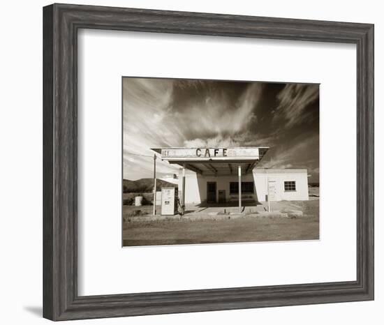 Gas Station and Cafe-Aaron Horowitz-Framed Photographic Print