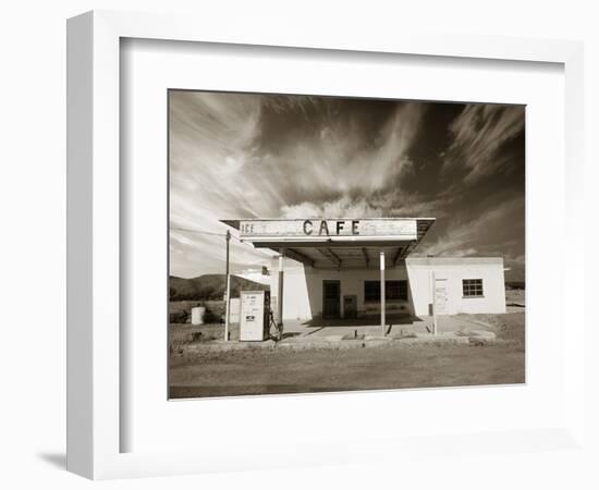 Gas Station and Cafe-Aaron Horowitz-Framed Photographic Print