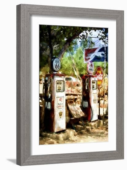 Gas Station-Philippe Hugonnard-Framed Giclee Print