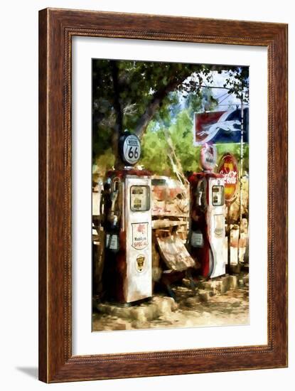 Gas Station-Philippe Hugonnard-Framed Giclee Print