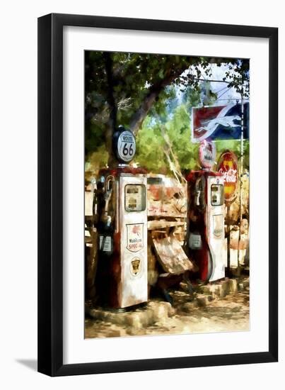 Gas Station-Philippe Hugonnard-Framed Giclee Print