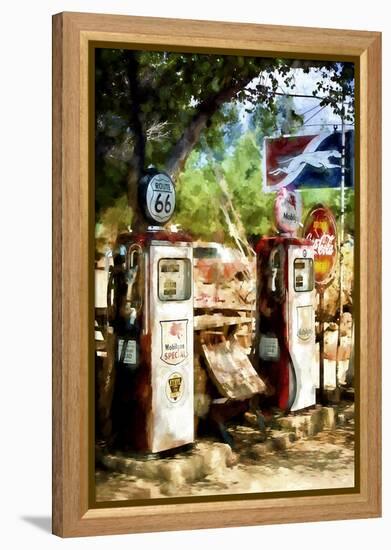 Gas Station-Philippe Hugonnard-Framed Premier Image Canvas