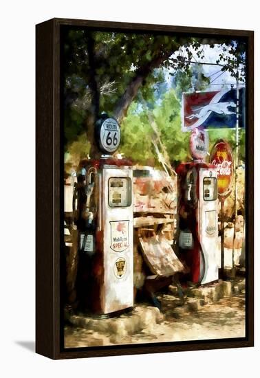 Gas Station-Philippe Hugonnard-Framed Premier Image Canvas