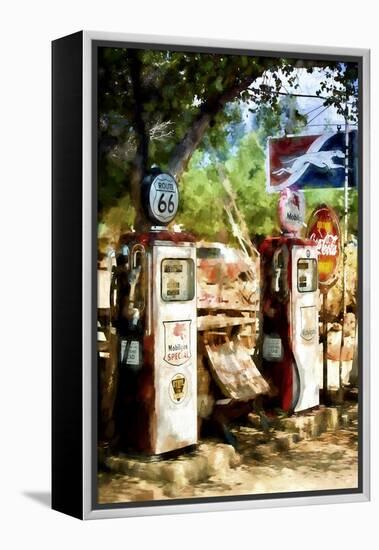 Gas Station-Philippe Hugonnard-Framed Premier Image Canvas