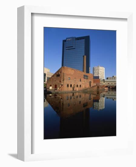 Gas Street Canal Basin, Birmingham, West Midlands, England, UK-David Hughes-Framed Photographic Print