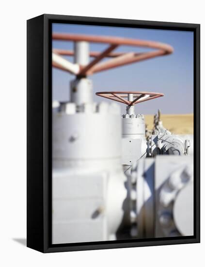 Gas Well Valves-Adam Gault-Framed Premier Image Canvas