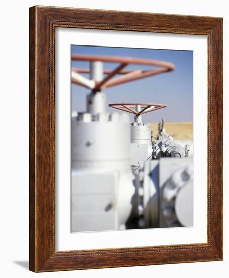 Gas Well Valves-Adam Gault-Framed Photographic Print