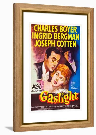 Gaslight, Charles Boyer, Ingrid Bergman, Joseph Cotten, 1944-null-Framed Stretched Canvas