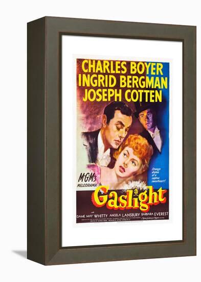 Gaslight, Charles Boyer, Ingrid Bergman, Joseph Cotten, 1944-null-Framed Stretched Canvas