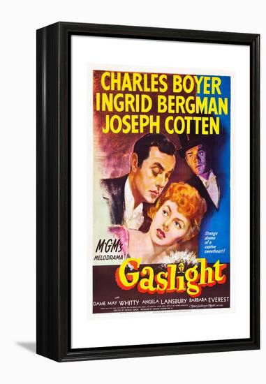 Gaslight, Charles Boyer, Ingrid Bergman, Joseph Cotten, 1944-null-Framed Stretched Canvas