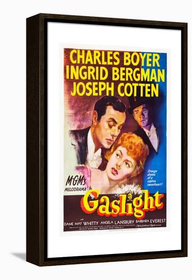 Gaslight, Charles Boyer, Ingrid Bergman, Joseph Cotten, 1944-null-Framed Stretched Canvas