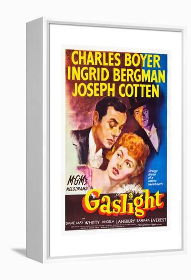 Gaslight, Charles Boyer, Ingrid Bergman, Joseph Cotten, 1944-null-Framed Stretched Canvas