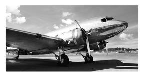 Vintage airplane-Gasoline Images-Art Print