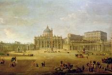 Palace Square in Naples-Gaspar van Wittel-Giclee Print