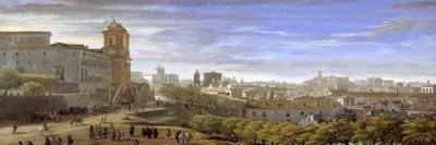 View of Castel Sant'Angelo in Rome-Gaspar van Wittel-Giclee Print