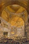 Haghia Sophia, Plate 17: Exterior View of the Mosque, Published 1852-Gaspard Fossati-Giclee Print